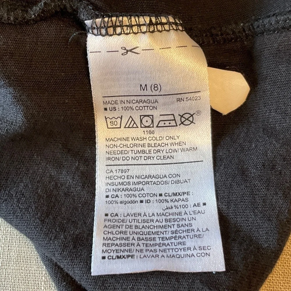 Old Navy Black Graphic Kids Tee